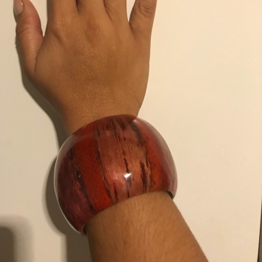 Hand made red bracelet